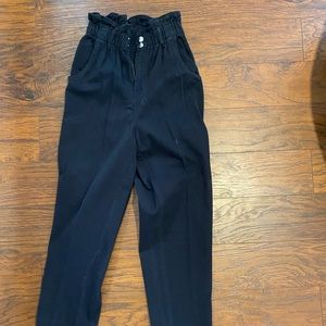 Black cargo pants